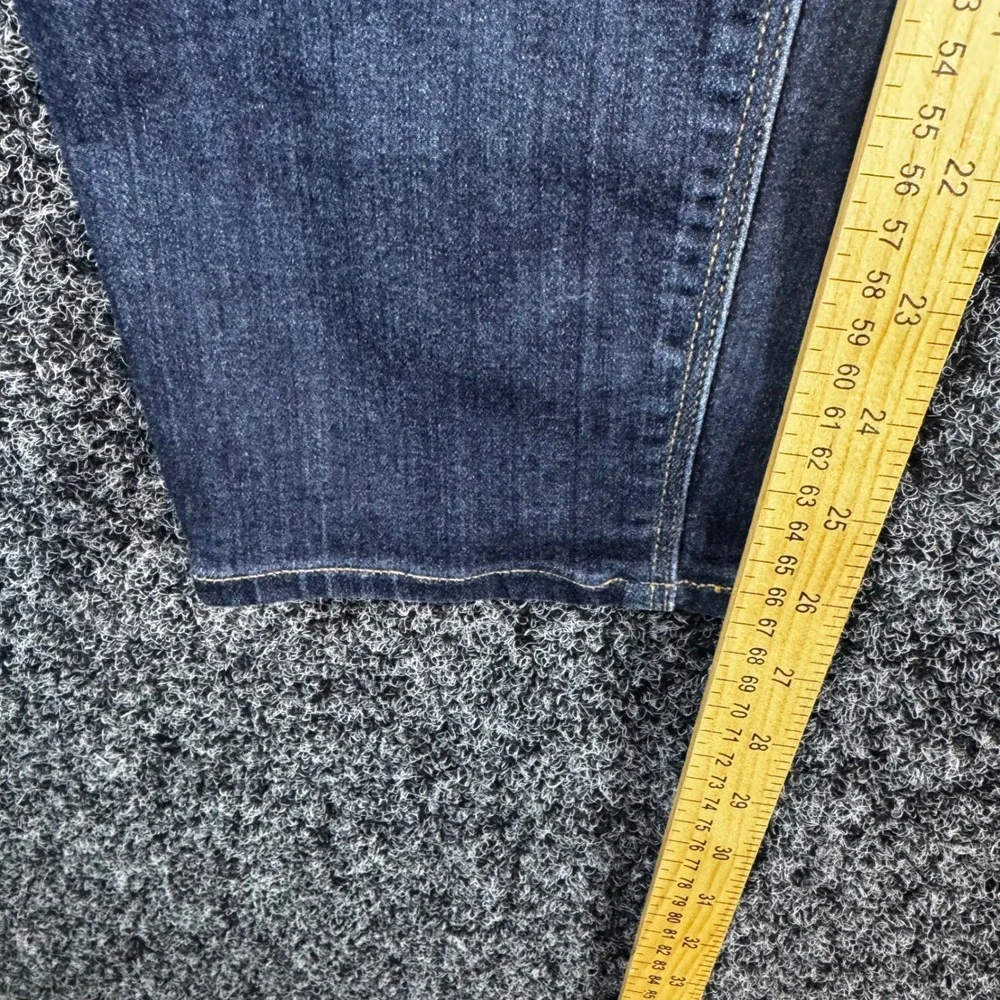 Hudson Womens Skinny Jeans Dark Wash Stretch Denim Blue Size 31 Indigo Whiskered